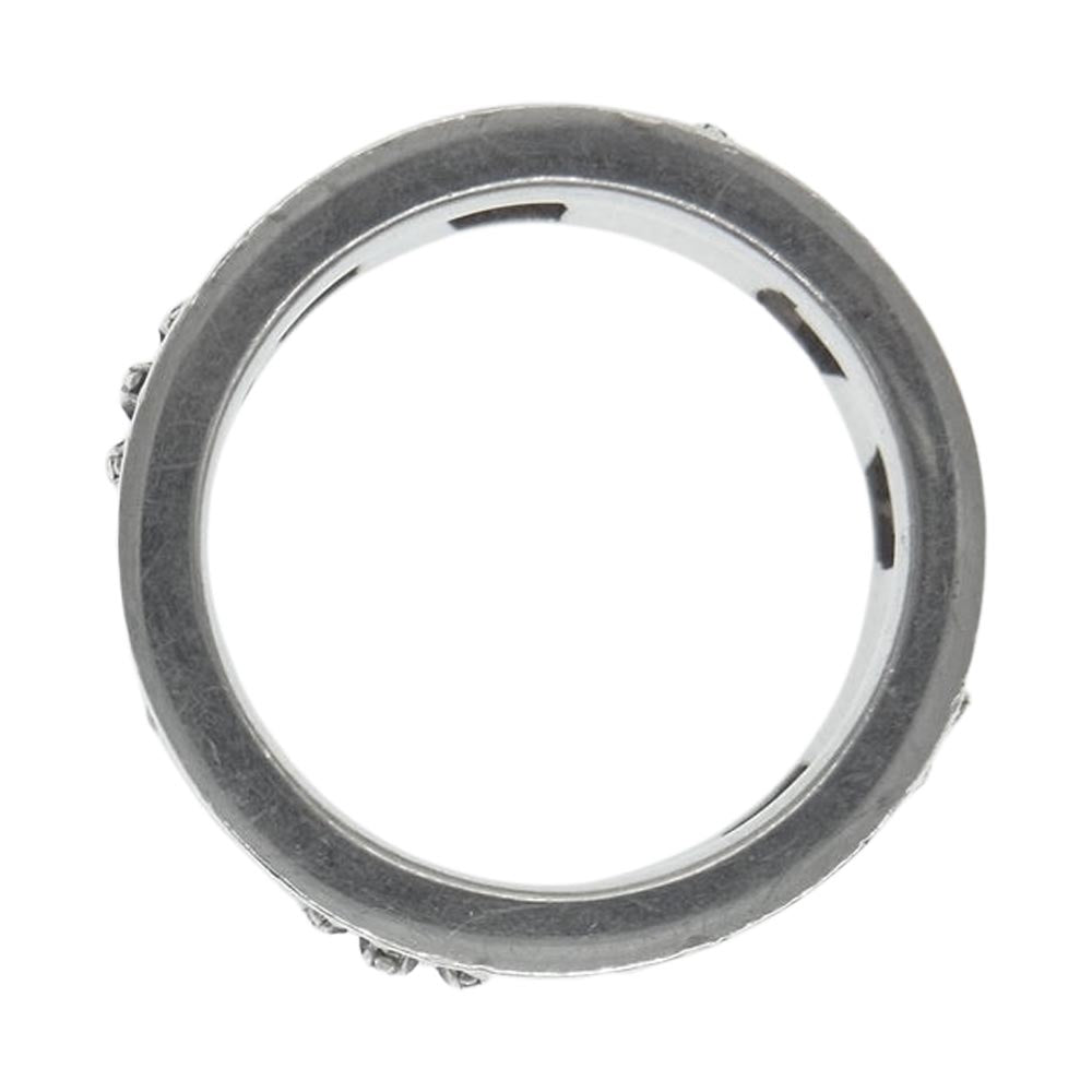 Justin Davis ジャスティンデイビス SRJ175 2 10 ギャランティ付属 MEDIEVAL WEDDING BAND ウェディング バンド リング シルバー系 12号【中古】