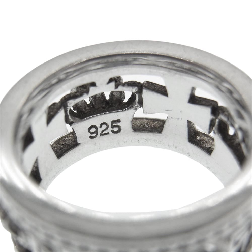 Justin Davis ジャスティンデイビス SRJ175 2 10 ギャランティ付属 MEDIEVAL WEDDING BAND ウェディング バンド リング シルバー系 12号【中古】