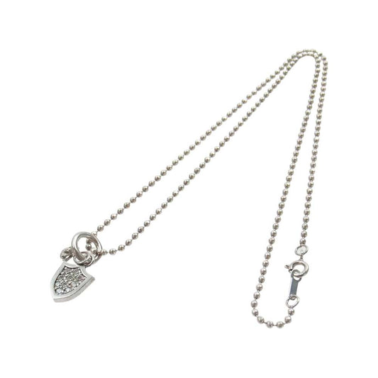 Justin Davis ジャスティンデイビス SNJ163 SHIELD DOG TAG シールド ドッグタグ クラウン ネックレス シルバー系【中古】