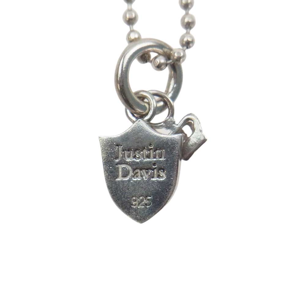 Justin Davis ジャスティンデイビス SNJ163 SHIELD DOG TAG シールド ドッグタグ クラウン ネックレス シルバー系【中古】