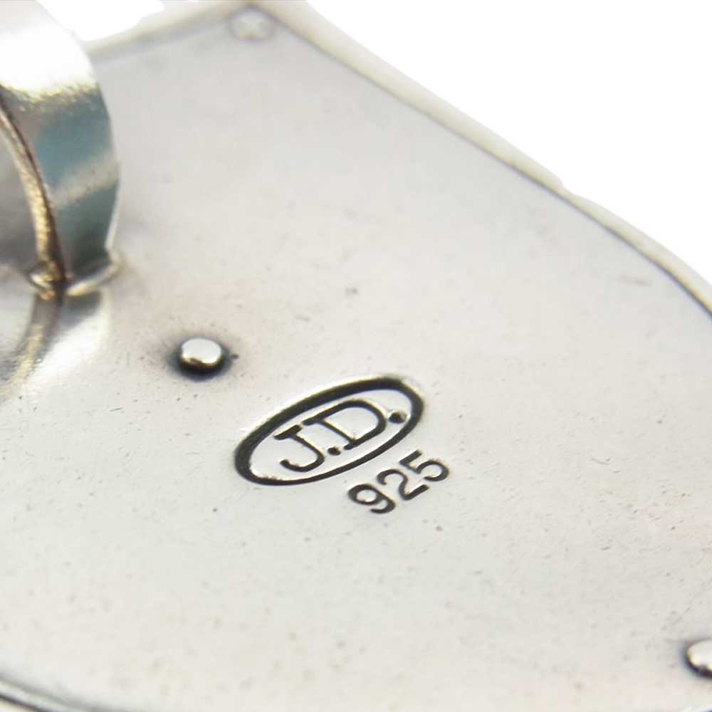 Justin Davis ジャスティンデイビス SPJ103 SHIELD PENDANT クラウン シールド ペンダントトップ シルバー系【中古】