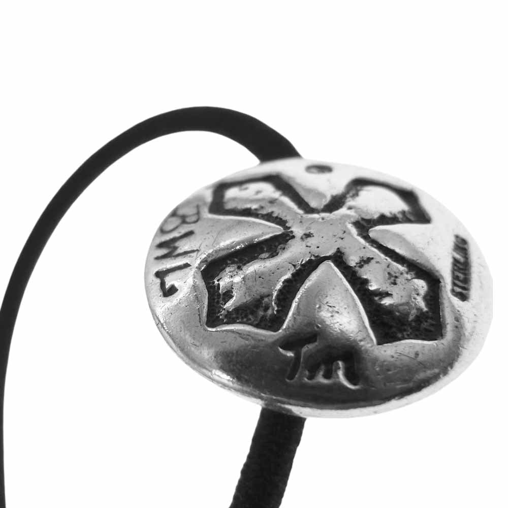 BILL WALL LEATHER ビルウォールレザー クロスコンチョ ヘアバンド ヘアゴム シルバー系【中古】