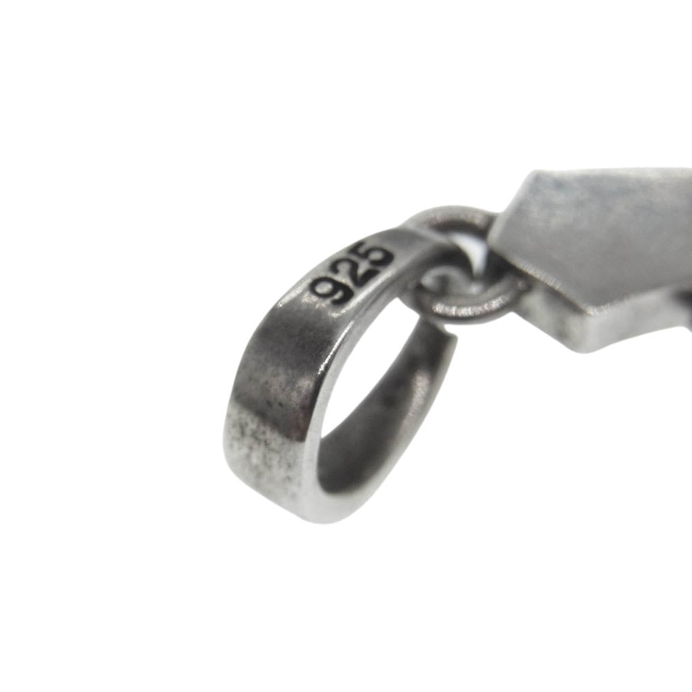 Justin Davis ジャスティンデイビス SPJ122-1 2 CLR CROSS WITH CROWN STONE クロスウィズクラウン ペンダントトップ シルバー系【中古】