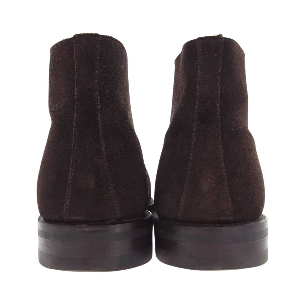 CROCKETT&JONES クロケットアンドジョーンズ 1645 CHERTSEY チャートシー スエード チャッカブーツ ブラウン系 UK9E【中古】