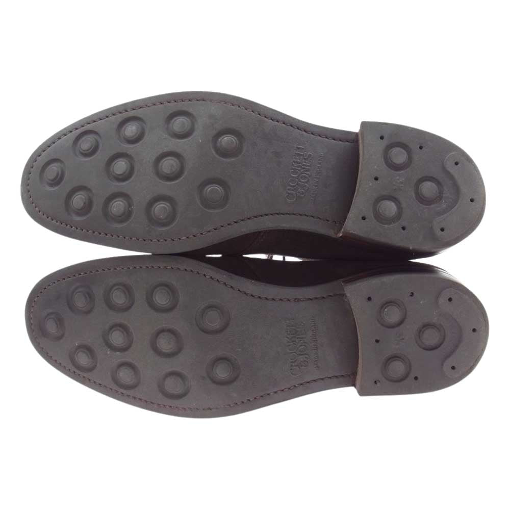 CROCKETT&JONES クロケットアンドジョーンズ 1645 CHERTSEY チャートシー スエード チャッカブーツ ブラウン系 UK9E【中古】