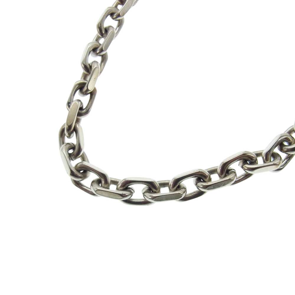 BILL WALL LEATHER ビルウォールレザー 2パンサー スクエアチェーン グッドラックスカルキー ネックレス シルバー系【中古】