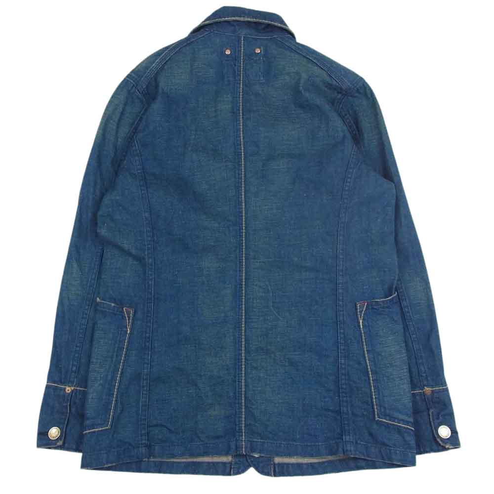 Levi's リーバイス 70800-05 Redloop デニム カバーオール インディゴブルー系 M【中古】