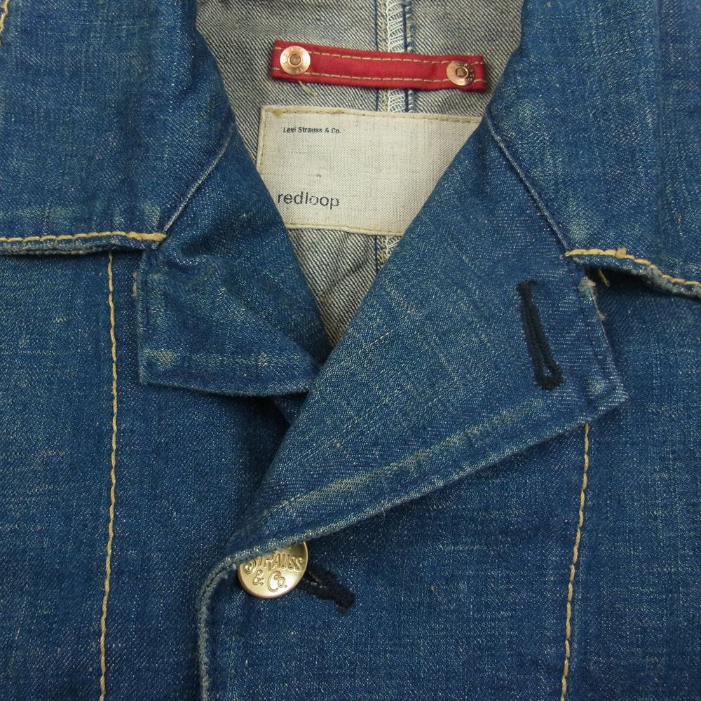 Levi's リーバイス 70800-05 Redloop デニム カバーオール インディゴブルー系 M【中古】