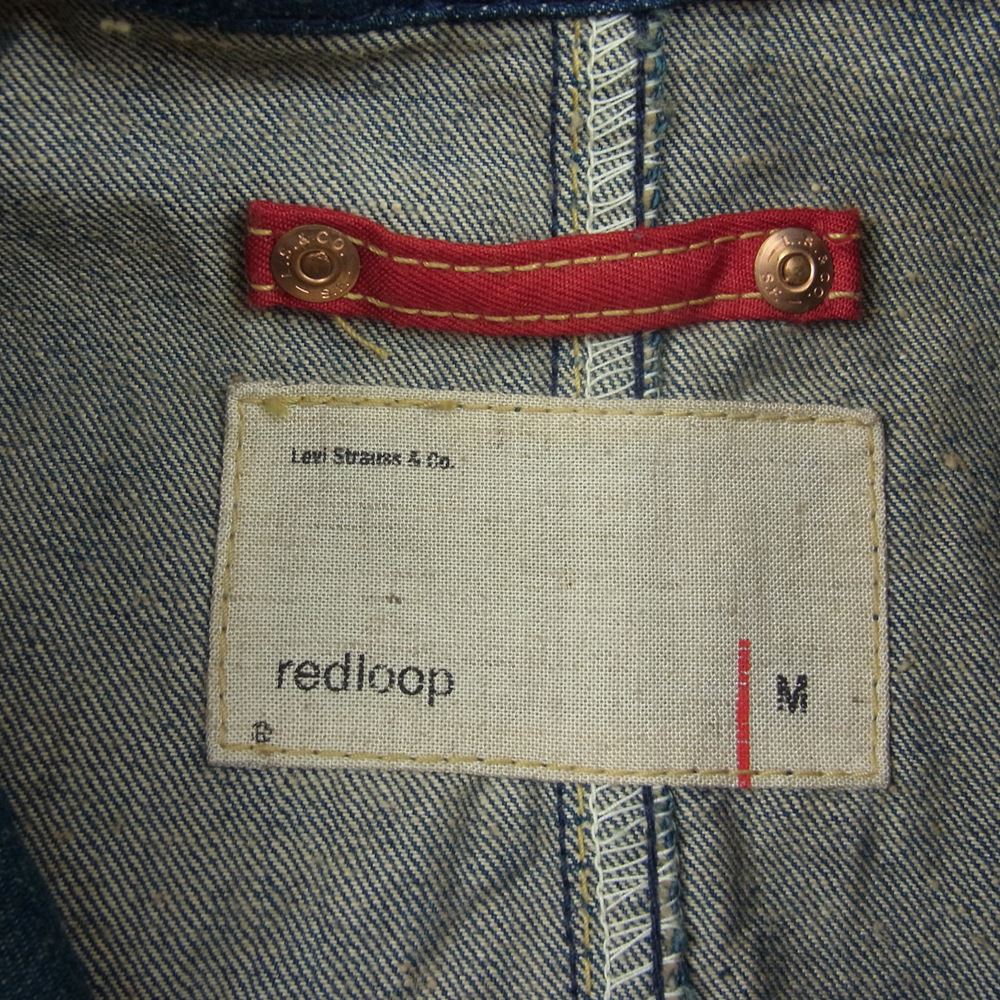 Levi's リーバイス 70800-05 Redloop デニム カバーオール インディゴブルー系 M【中古】