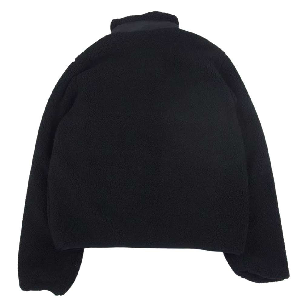 タイオン リバーシブル フリース ダウン ジャケット ブラック系 L【中古】