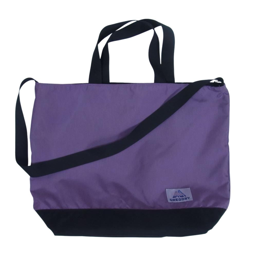 GREGORY グレゴリー リバーシブル トート バッグ ブラック系【中古】