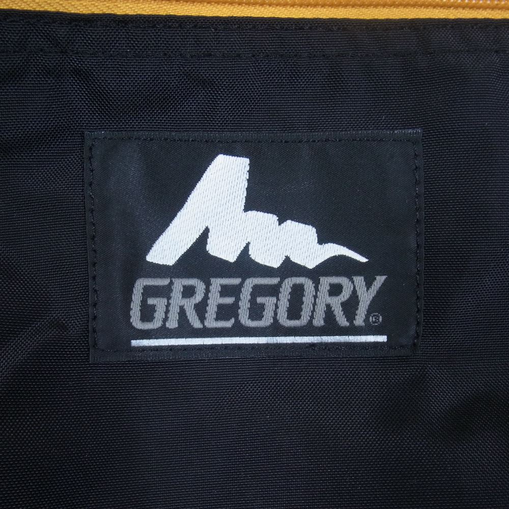 GREGORY グレゴリー 銀文字タグ ダッフル バッグ ブラック系【中古】