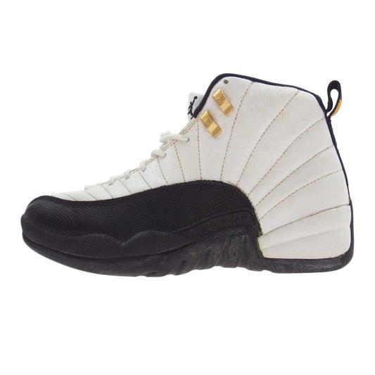NIKE ナイキ 130690-101 【観賞用】AIR JORDAN 12 エアジョーダン ハイカット スニーカー ホワイト系 27.5cm【中古】