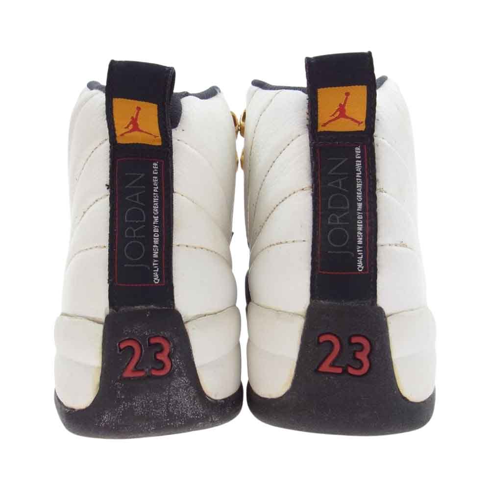 NIKE ナイキ 130690-101 【観賞用】AIR JORDAN 12 エアジョーダン ハイカット スニーカー ホワイト系 27.5cm【中古】