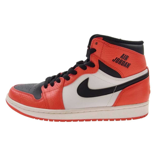 NIKE ナイキ 332550-800 AIR JORDAN 1 RETRO HIGH RARE AIR MAX ORANGE エア ジョーダン レトロ ハイ レア エア マックス オレンジ ハイカット スニーカー オレンジ系 ブラック系 26.0cm【中古】