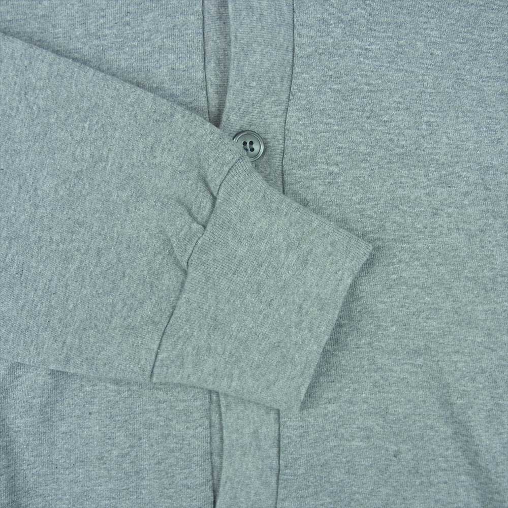 DESCENDANT ディセンダント 19SS 191ATDS-CSM41 NURSE CARDIGAN コットン カーディガン グレー系 2【美品】【中古】