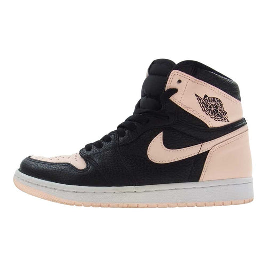 NIKE ナイキ 555088-081 AIR JORDAN 1 RETRO HIGH OG CRIMSON TINT エアジョーダン1 レトロ ハイ クリムゾンティント ハイカット スニーカー ブラック系 ピンク系 25.5cm【中古】