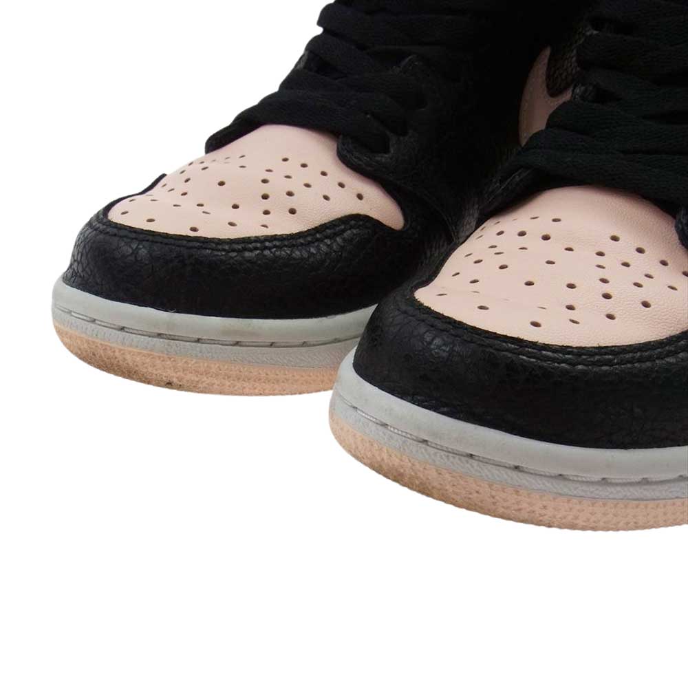 NIKE ナイキ 555088-081 AIR JORDAN 1 RETRO HIGH OG CRIMSON TINT エアジョーダン1 レトロ ハイ クリムゾンティント ハイカット スニーカー ブラック系 ピンク系 25.5cm【中古】