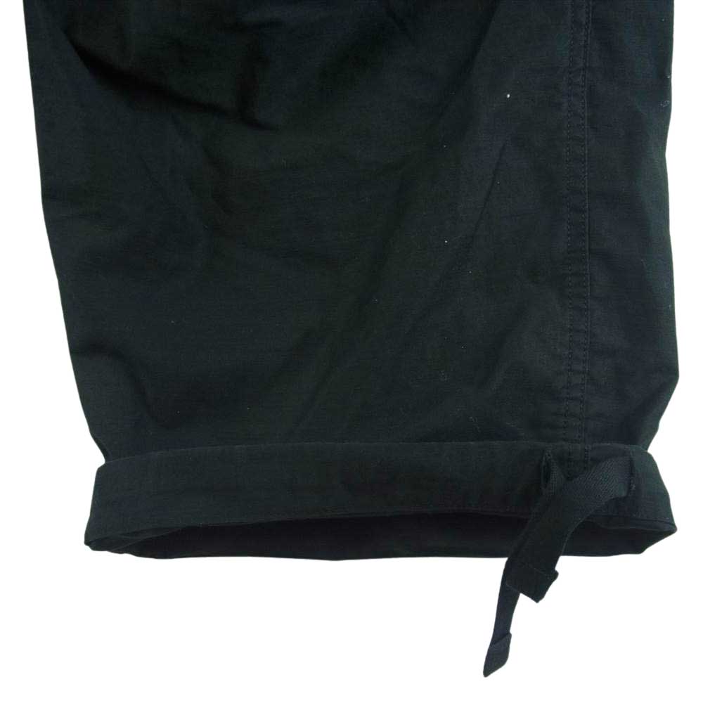 COOTIE クーティー 21AW Back Satin Error Fit Cargo Easy Pants ワイド カーゴ パンツ コットン 日本製 ブラック系 M【中古】