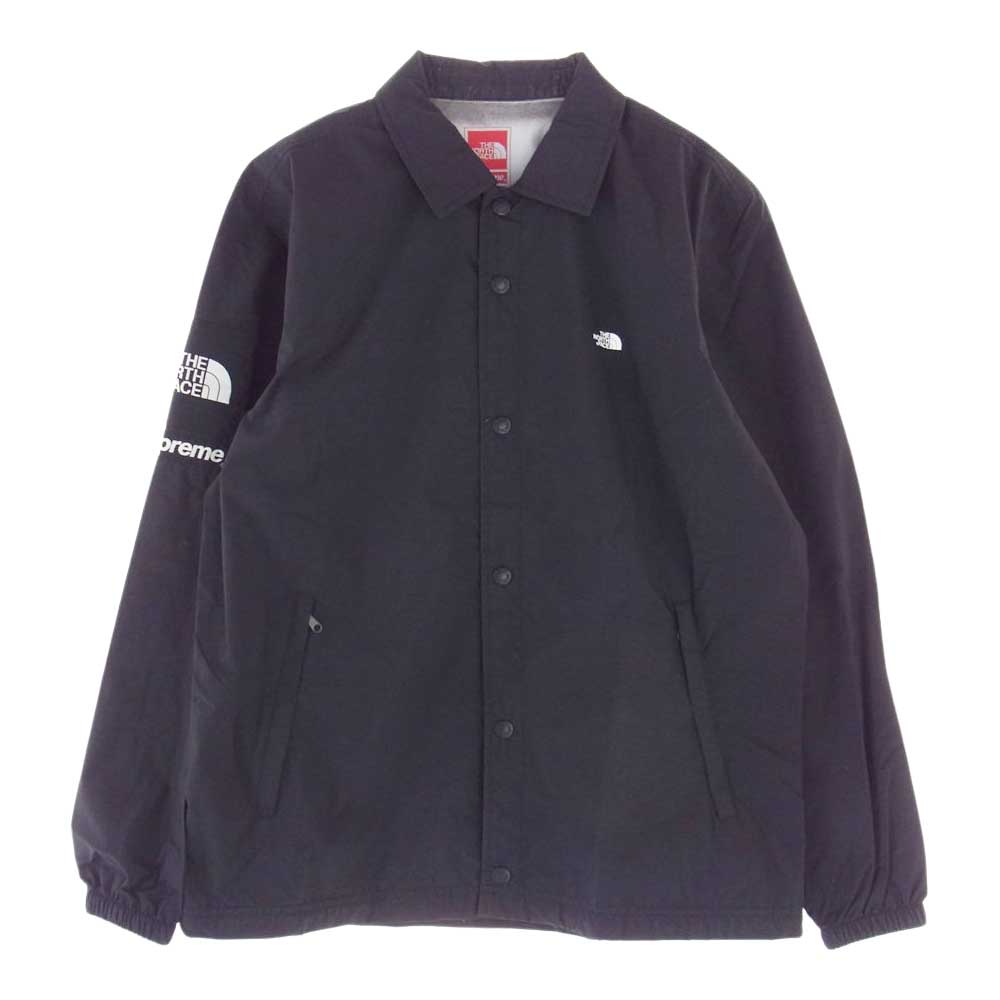 Supreme シュプリーム 15SS  NP015421 × THE NORTH FACE Packable Coaches Jacket ノースフェイス パッカブル コーチ ジャケット  ブラック系 S【中古】