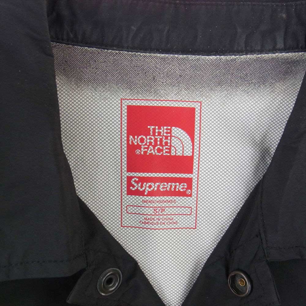 Supreme シュプリーム 15SS  NP015421 × THE NORTH FACE Packable Coaches Jacket ノースフェイス パッカブル コーチ ジャケット  ブラック系 S【中古】