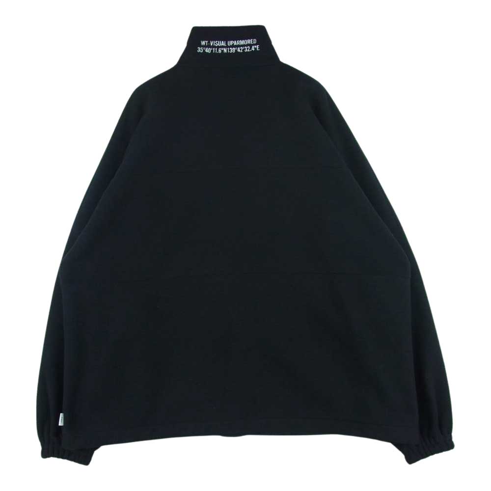 WTAPS ダブルタップス 20AW 202ATDT-CSM31 FORESTER CARDIGAN FLEECE フリース ジャケット 日本製 ブラック系 02【中古】