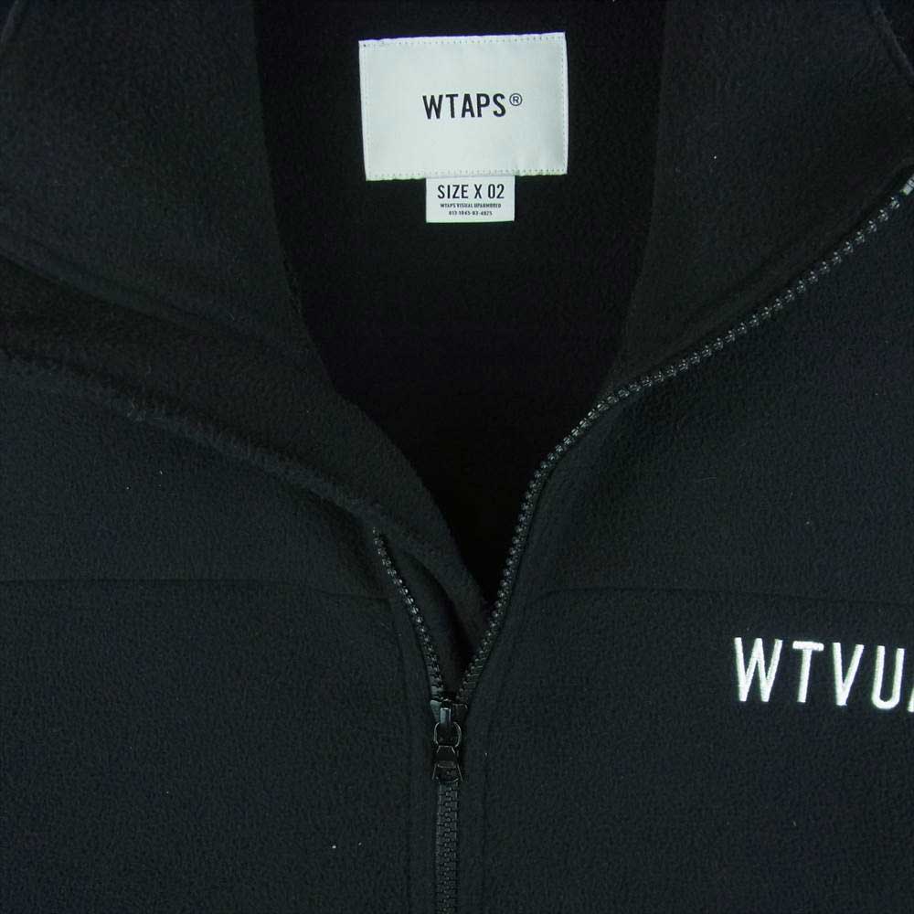 WTAPS ダブルタップス 20AW 202ATDT-CSM31 FORESTER CARDIGAN FLEECE フリース ジャケット 日本製 ブラック系 02【中古】