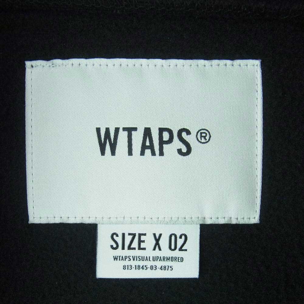 WTAPS ダブルタップス 20AW 202ATDT-CSM31 FORESTER CARDIGAN FLEECE フリース ジャケット 日本製 ブラック系 02【中古】
