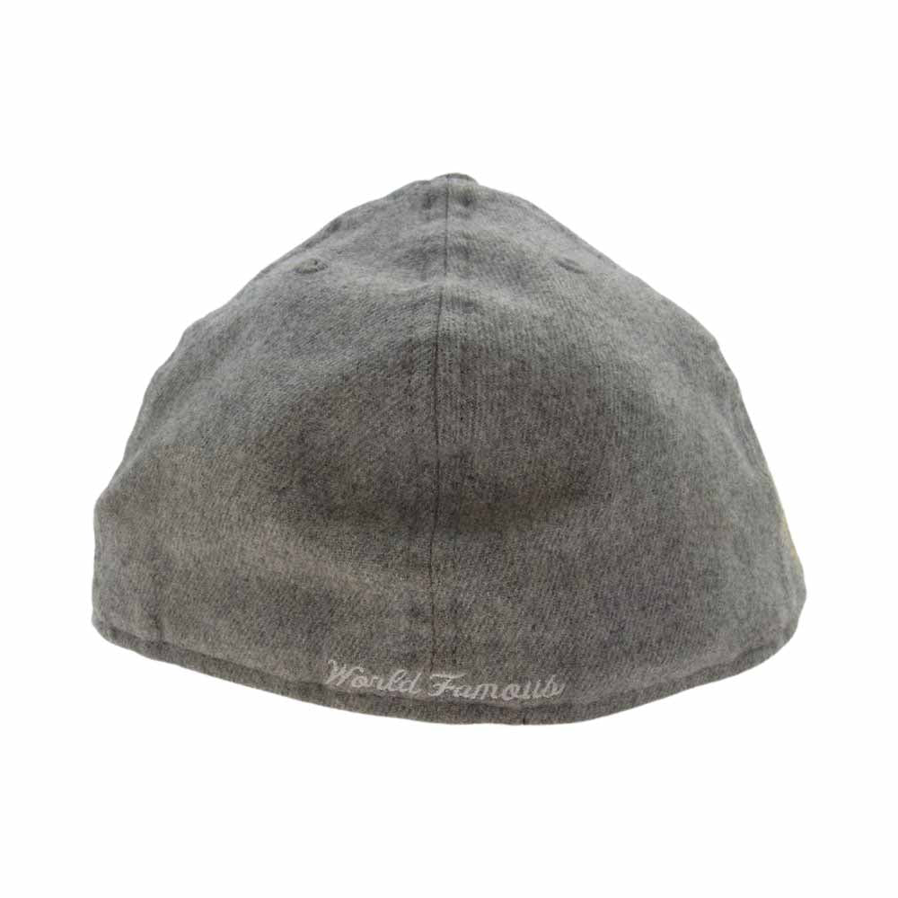 Supreme シュプリーム 12SS  New Era National Champion Box Logo Cap ウール ボックスロゴ キャップ グレー系 7.5(59.6cm)【中古】