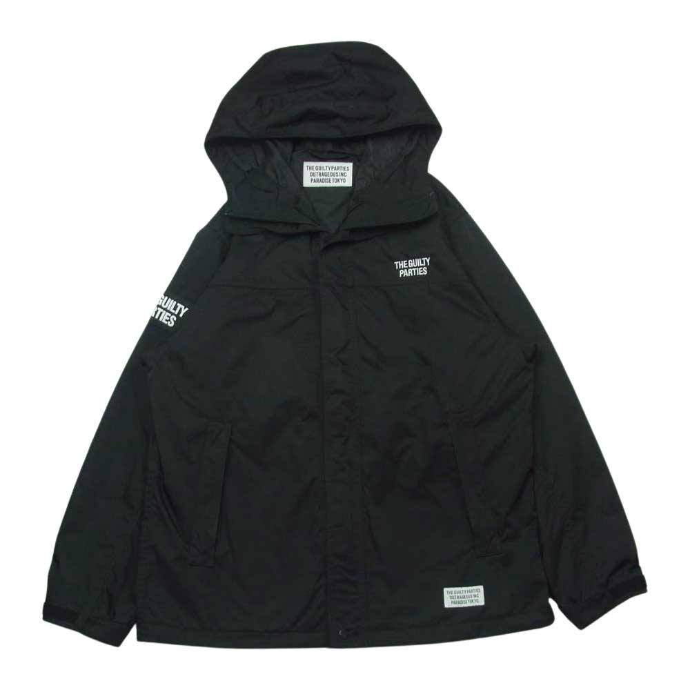 WACKO MARIA ワコマリア マウンテンパーカー ナイロン ジャケット 日本製 ブラック系 S【中古】