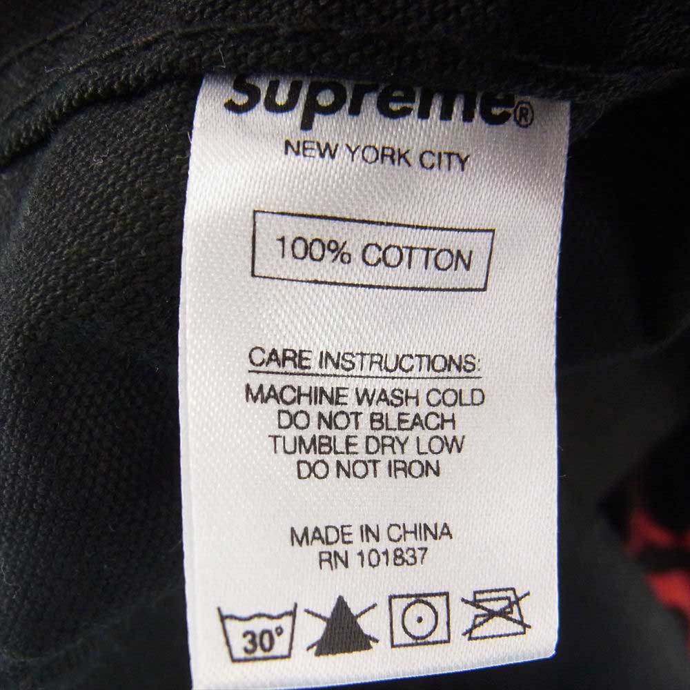 Supreme シュプリーム 18AW  × C.D.G SHIRT Printed Canvas Chore Coat コート ジャケット ブラック系 レッド系 S【中古】