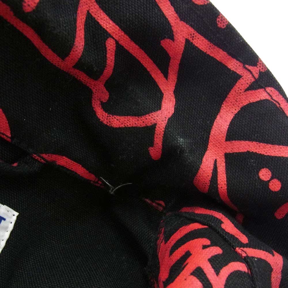 Supreme シュプリーム 18AW  × C.D.G SHIRT Printed Canvas Chore Coat コート ジャケット ブラック系 レッド系 S【中古】