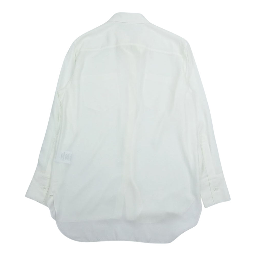 GIVENCHY ジバンシィ BW60BE11QE ポリエステル シフォン シアー シャツ ホワイト ホワイト系 34【中古】