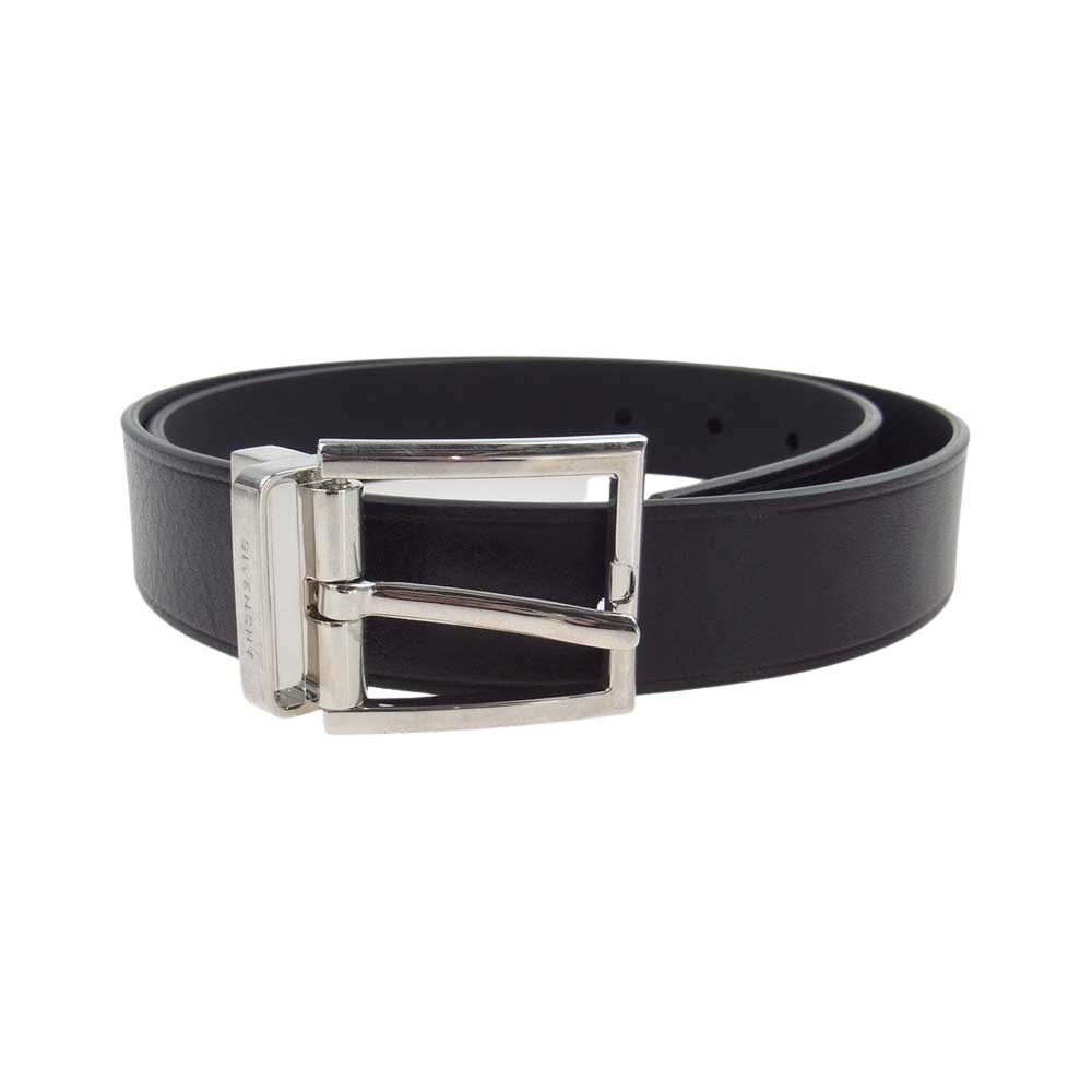GIVENCHY ジバンシィ BK401FK0G4 CLASSIC REV BELT BLACK CALF ブラックカーフ ベルト ブラック系【美品】【中古】