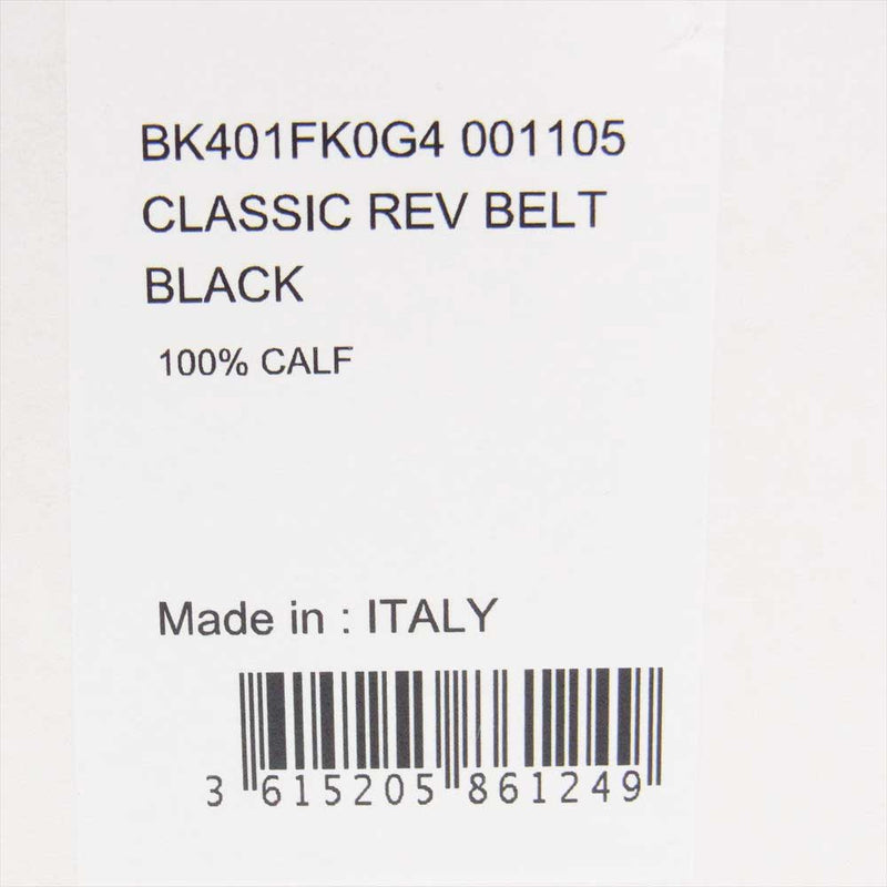 GIVENCHY ジバンシィ BK401FK0G4 CLASSIC REV BELT BLACK CALF ブラックカーフ ベルト ブラック系【美品】【中古】