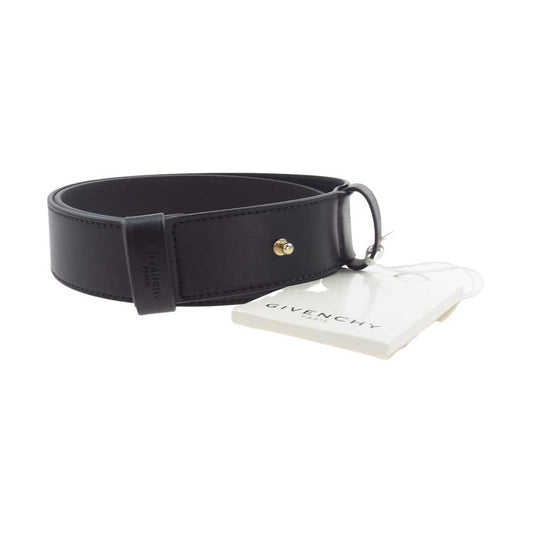 GIVENCHY ジバンシィ BA4003B0DE-0180 BELT 001 80 BLACK CALF ブラックカーフ ベルト ブラック系【新古品】【未使用】【中古】