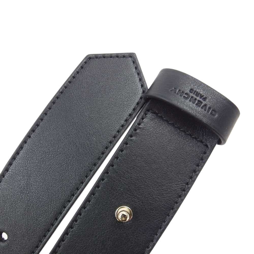 GIVENCHY ジバンシィ BA4003B0DE-0180 BELT 001 80 BLACK CALF ブラックカーフ ベルト ブラック系【新古品】【未使用】【中古】