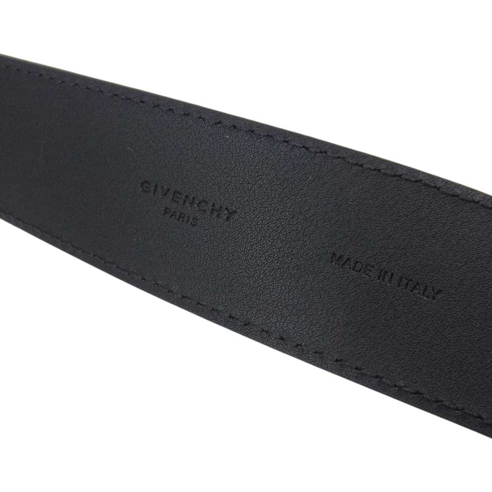 GIVENCHY ジバンシィ BA4003B0DE-0180 BELT 001 80 BLACK CALF ブラックカーフ ベルト ブラック系【新古品】【未使用】【中古】
