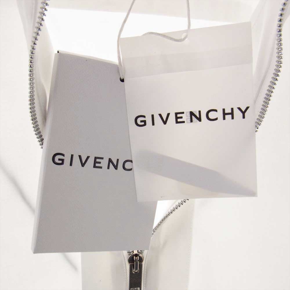 GIVENCHY ジバンシィ BLE600113T3 コットン ジップ シャツ 長袖 ホワイト系【中古】
