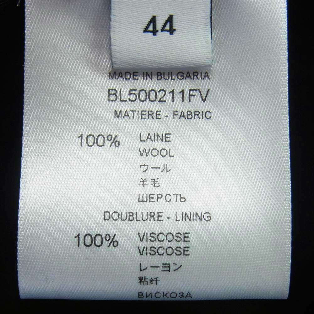 GIVENCHY ジバンシィ BL50021FV ウール ロング スラックス ブルガリア製 ブラック系 44【新古品】【未使用】【中古】