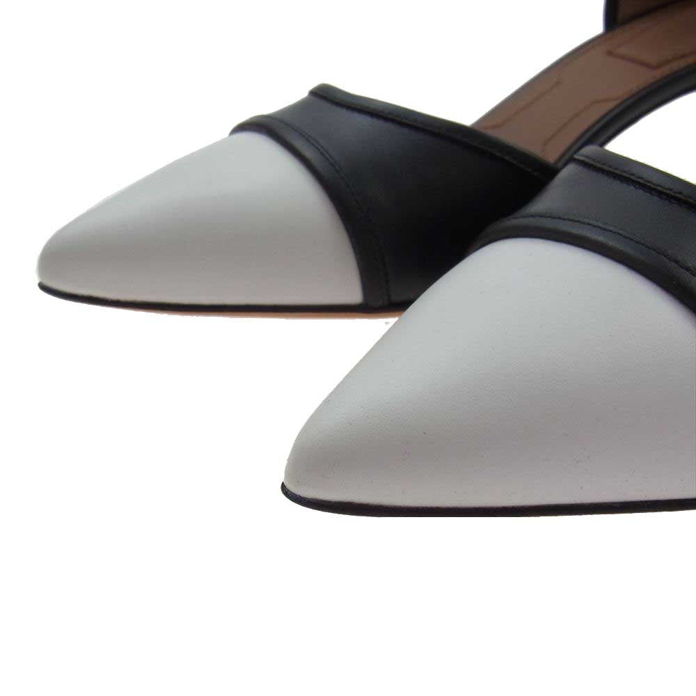 GIVENCHY ジバンシィ BE09207004-004 UNIFORM PUMP 6 GRAPHIC アンクルストラップ パンプス  ブラック系 36【新古品】【未使用】【中古】