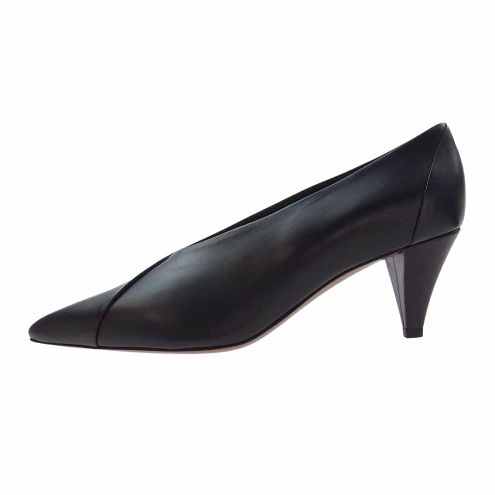 GIVENCHY ジバンシィ BA4003A005-001 UNIFORM PUMP 60 レザー パンプス  ブラック系 36【新古品】【未使用】【中古】