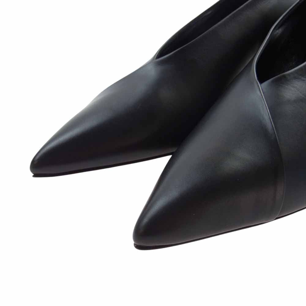 GIVENCHY ジバンシィ BA4003A005-001 UNIFORM PUMP 60 レザー パンプス  ブラック系 36【新古品】【未使用】【中古】