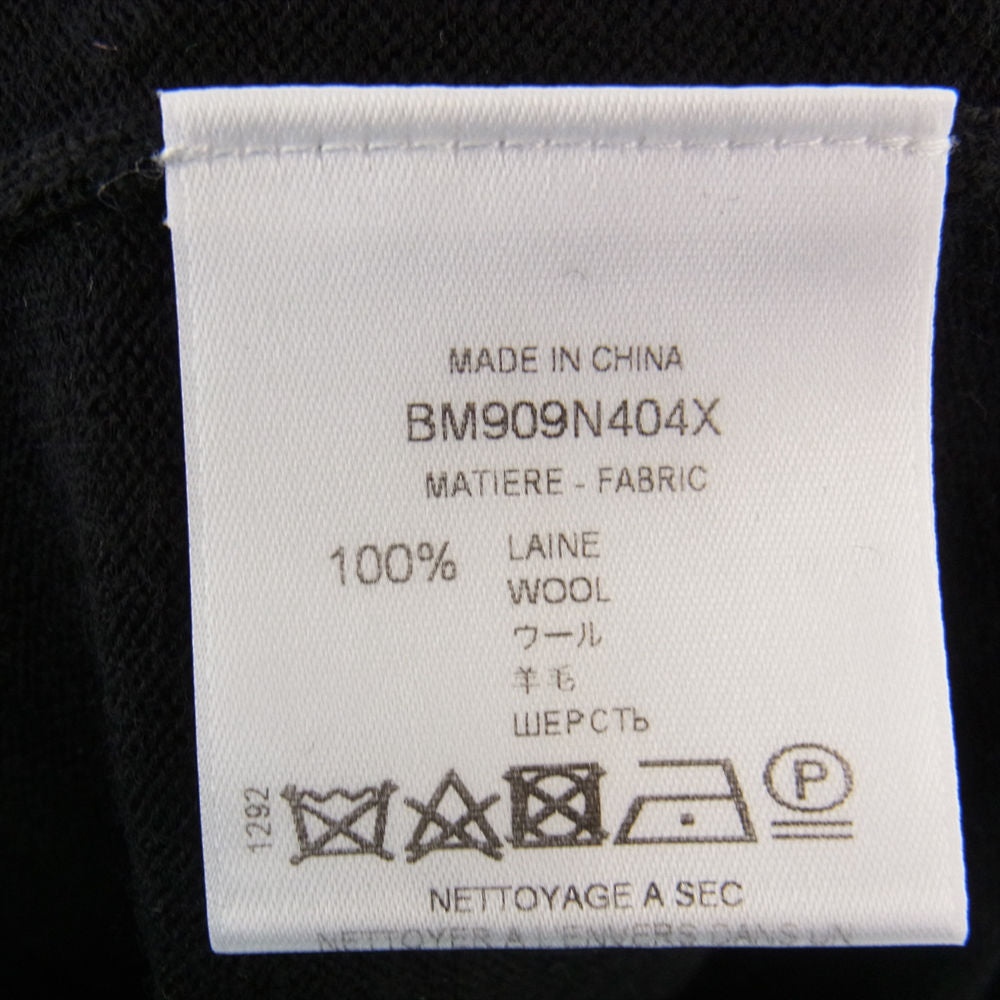 GIVENCHY ジバンシィ BM909N404X テープロゴ ウール クルーネック ニット セーター ブラック系【中古】