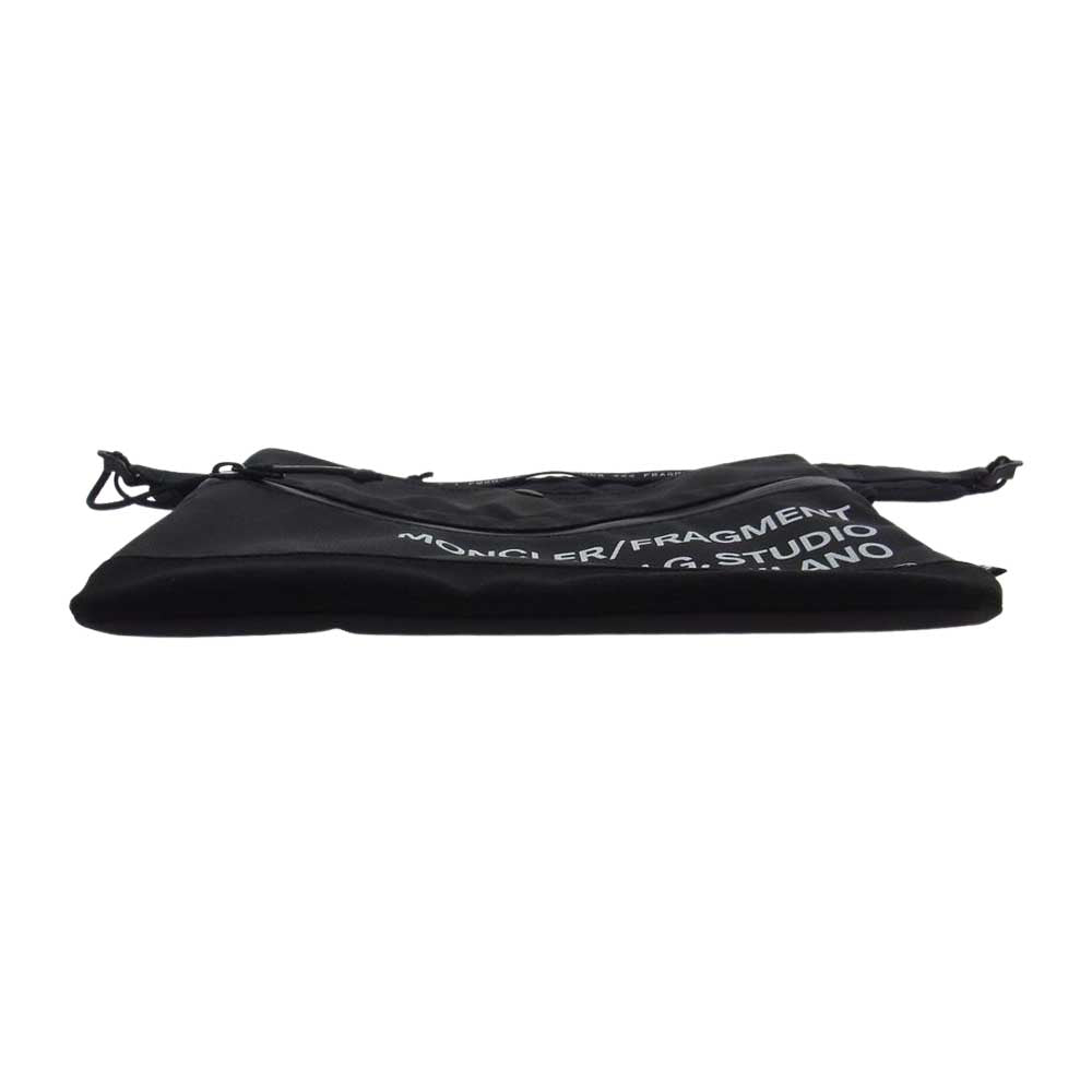 MONCLER モンクレール FRAGMENT RAMIDUS SACOCHE BAG POUCH HIROSHI FUJIWARA フラグメント ラミダス サコッシュ ショルダーバッグ ブラック系【美品】【中古】