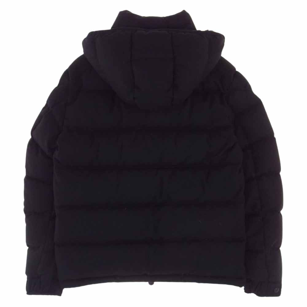 MONCLER モンクレール MONTGENEVRE モンジュネーブル ウール ダウンジャケット ブラック系 1【中古】