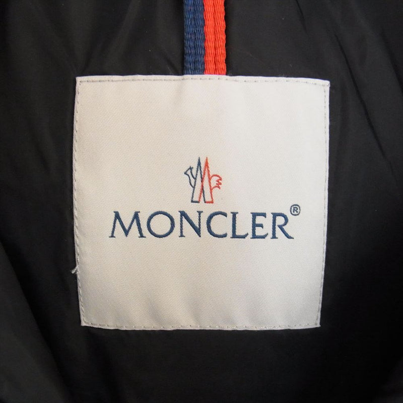 MONCLER モンクレール MONTGENEVRE モンジュネーブル ウール ダウンジャケット ブラック系 1【中古】