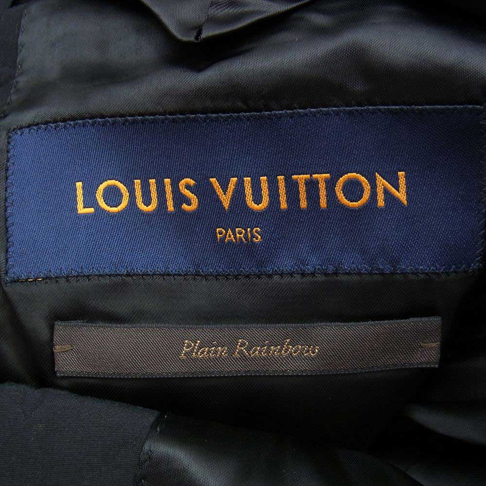 LOUIS VUITTON ルイ・ヴィトン モノグラム ピークドラペル 2B テーラードジャケット ブラック系【中古】