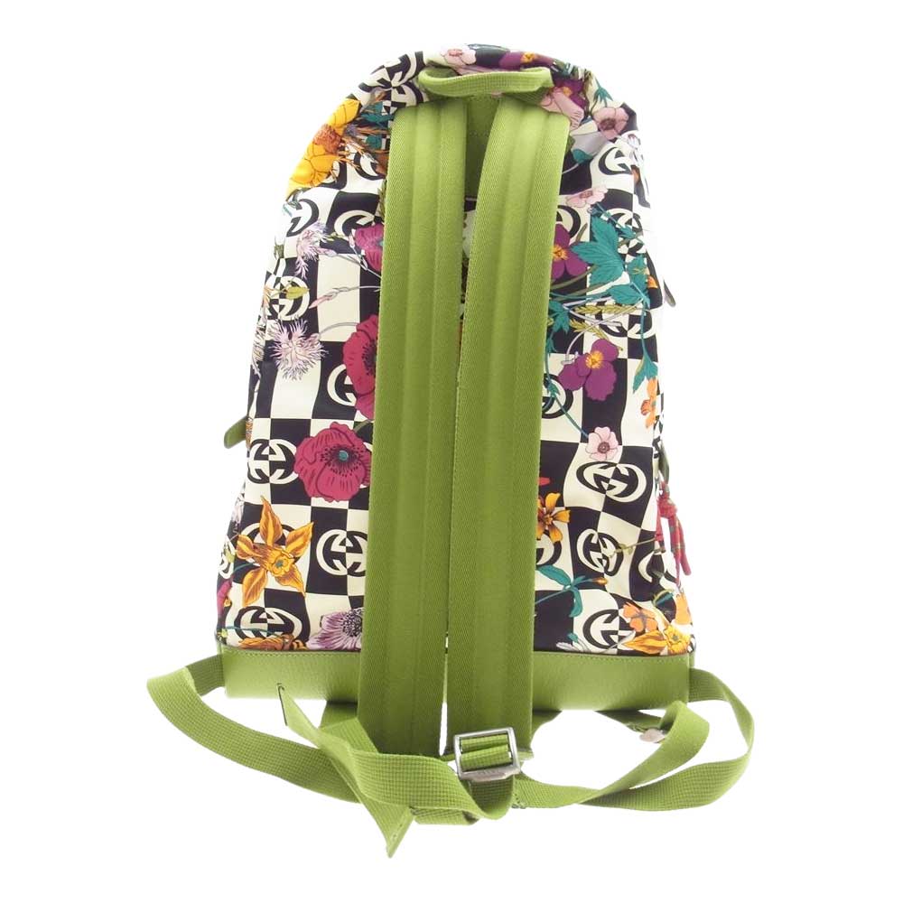 GUCCI グッチ 650288 THE NORTH FACE ノースフェイス フローラル バックパック リュック マルチカラー系【美品】【中古】