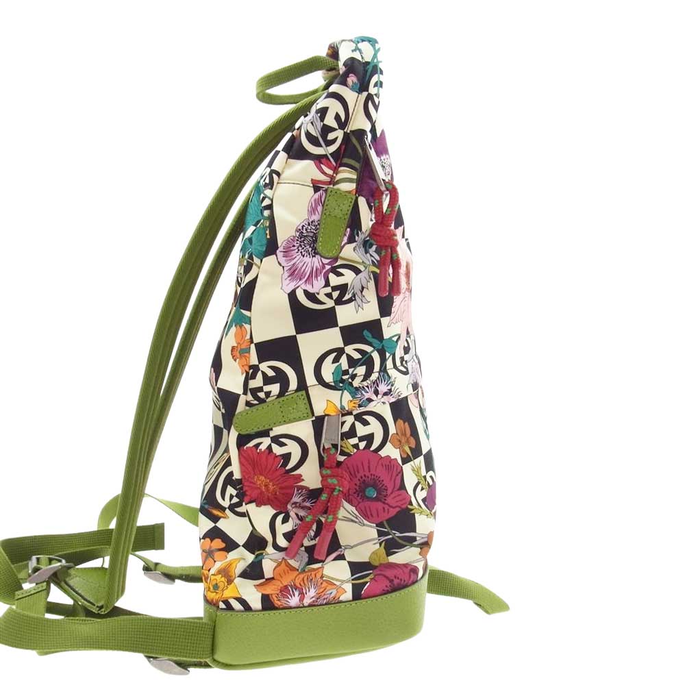 GUCCI グッチ 650288 THE NORTH FACE ノースフェイス フローラル バックパック リュック マルチカラー系【美品】【中古】